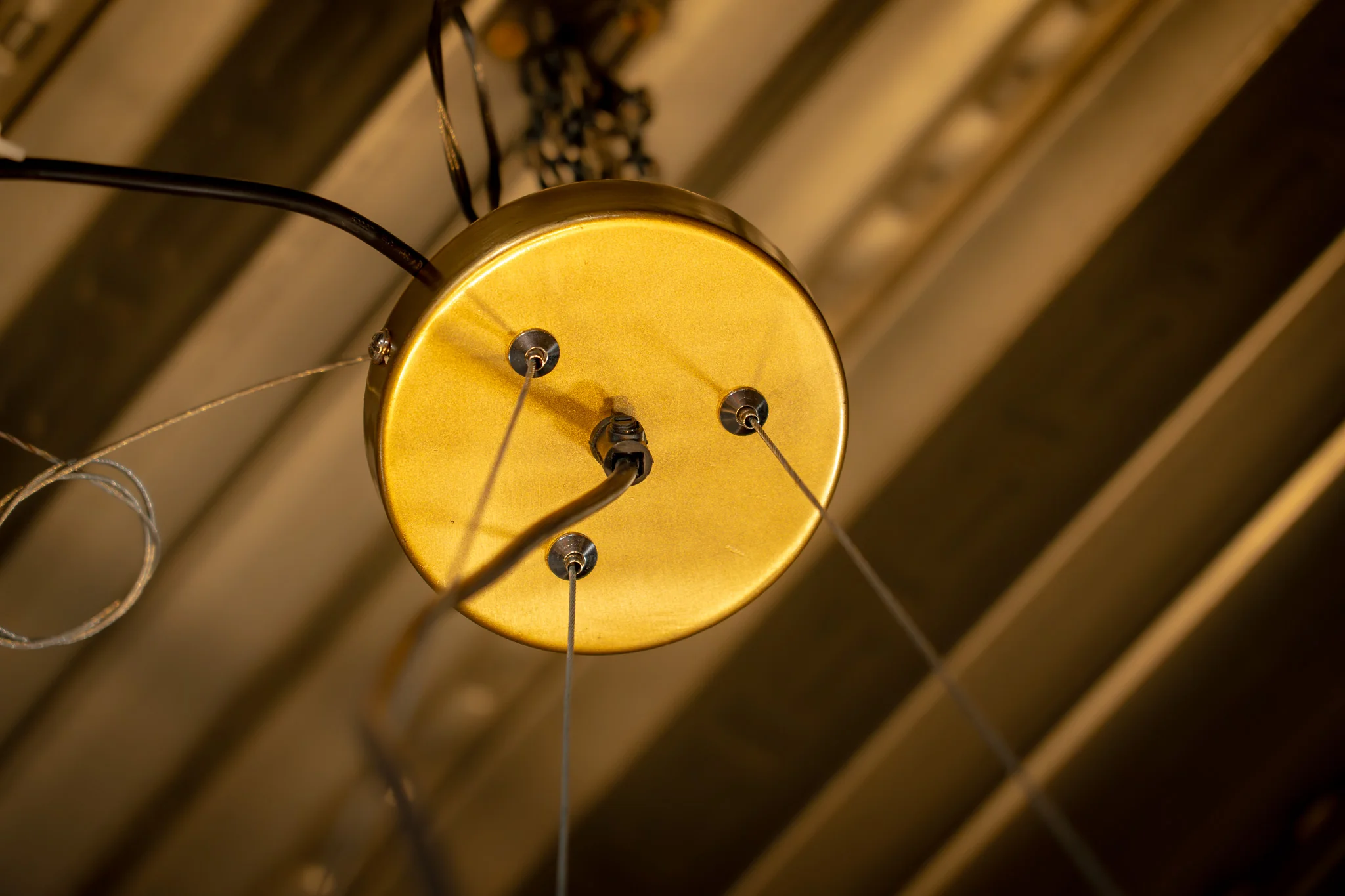 Glass Chandelier 60 cm with Gold Finish – Aurora - Image 9