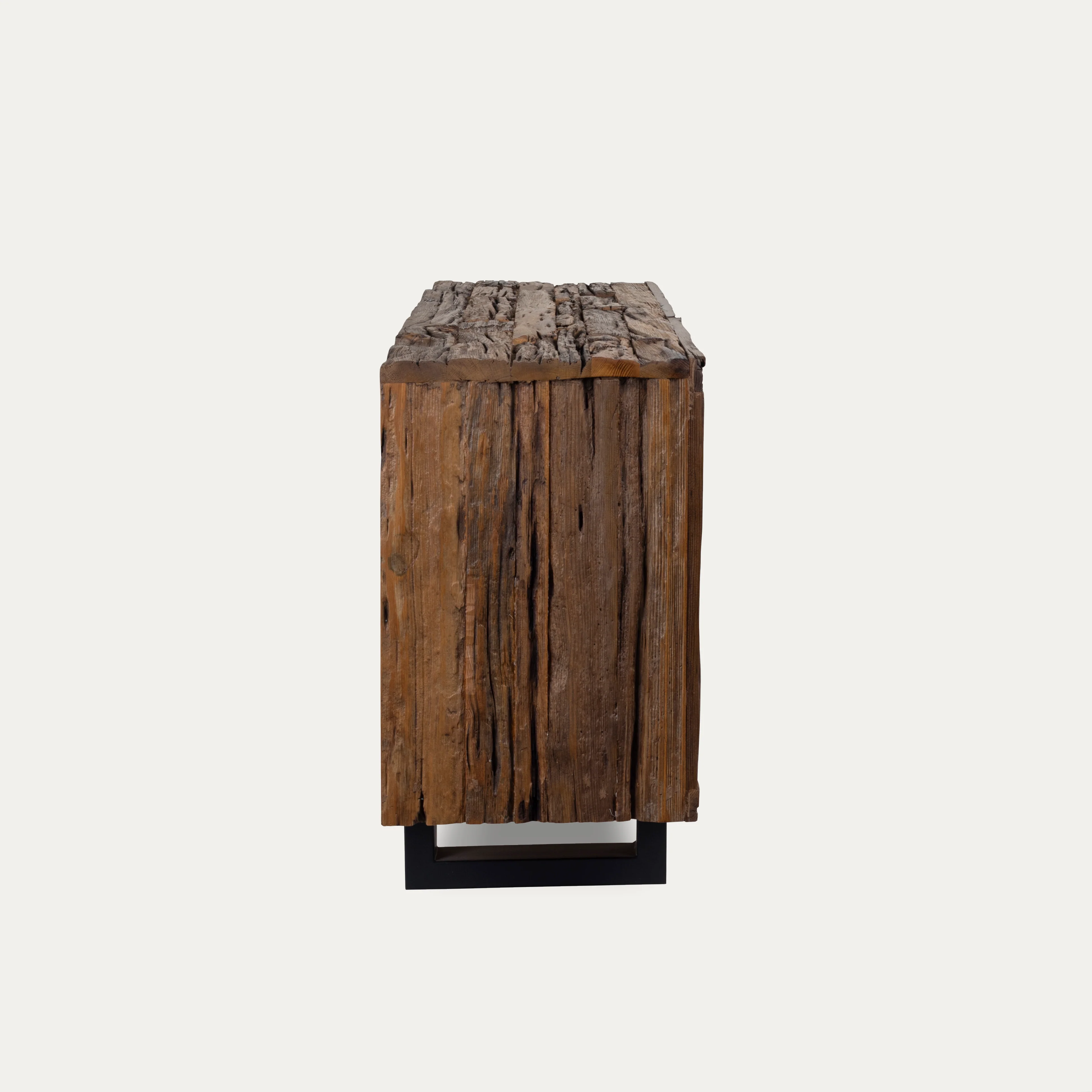 Recycled Wood Sideboard with Black Metal Legs 160 cm – Forest - Image 14