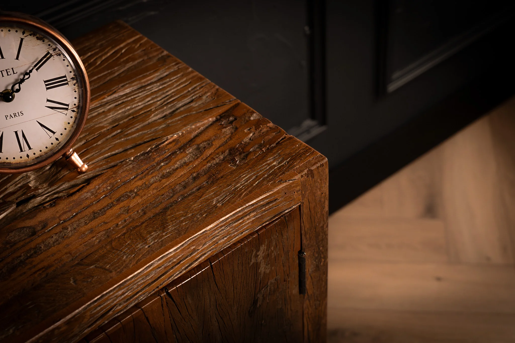Recycled Wood Sideboard with Black Metal Legs 160 cm – Forest - Image 5