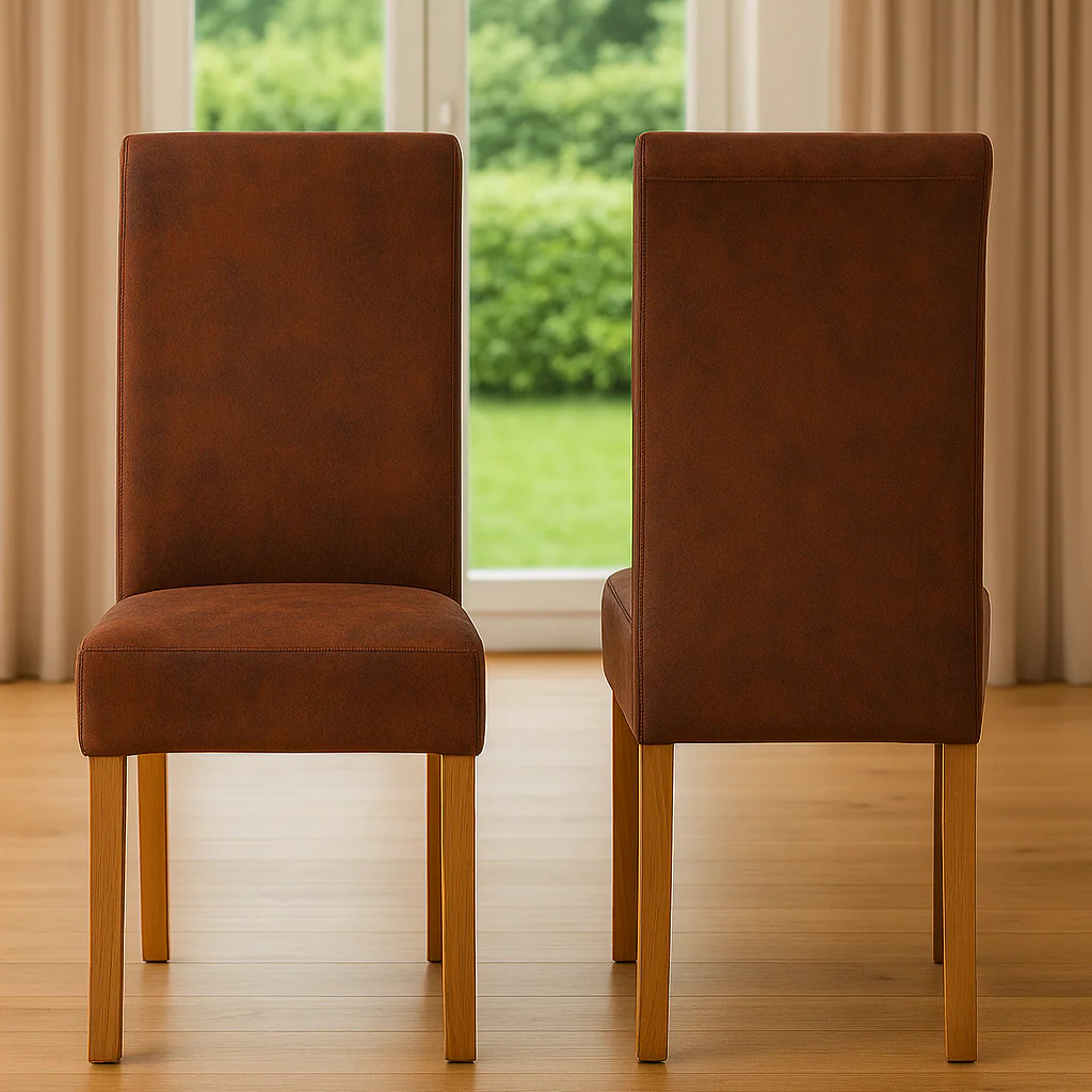 Vintage Colonial Dining Chair with Wooden Legs – Casa Noble - Image 4