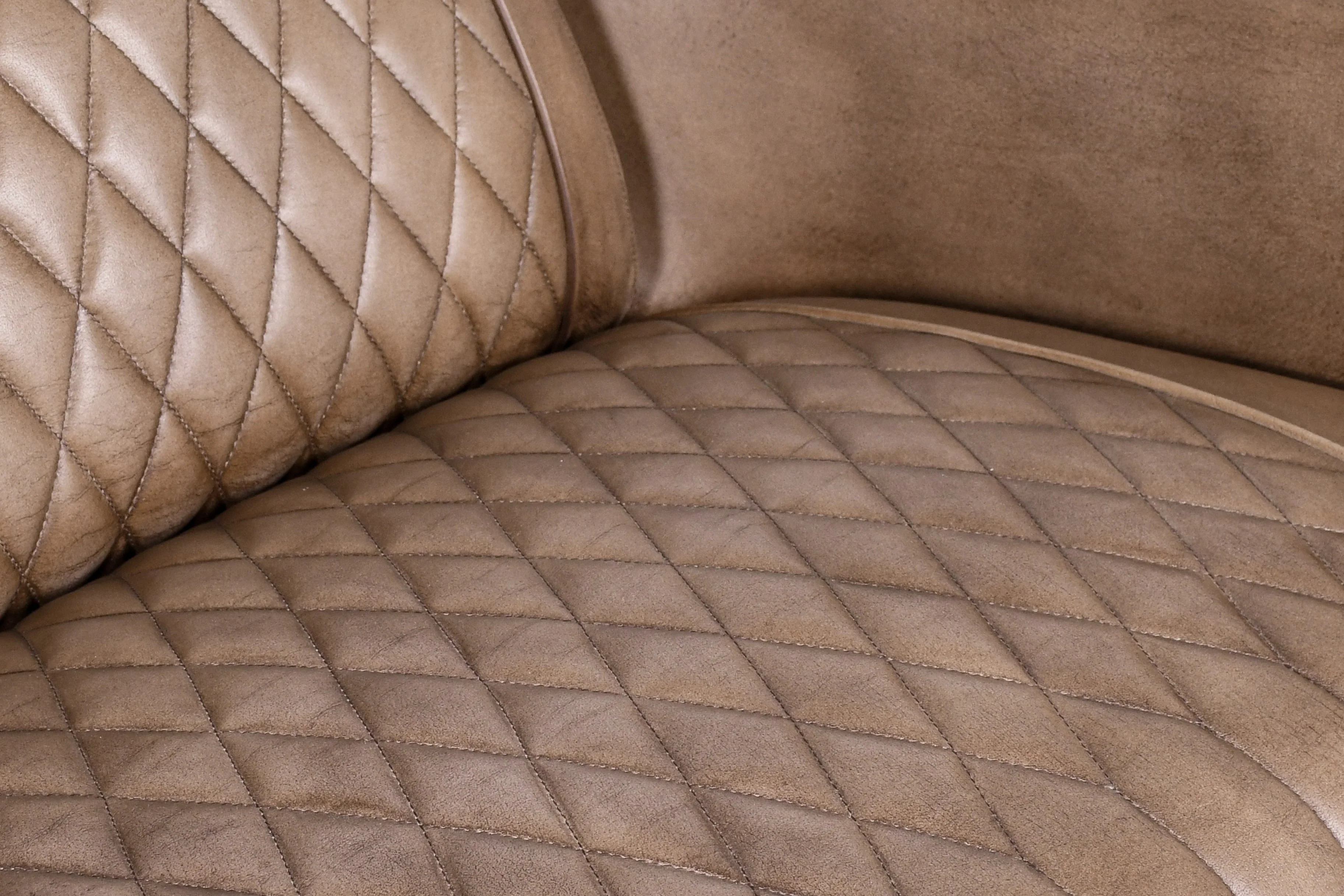Genuine Leather 3 Seater Sofa Vintage Brown 174 cm – Chicago Club Brown - Image 11