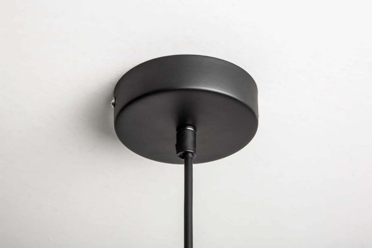 Industrial Cage Pendant Light 36 cm in Black – Filigree - Image 5