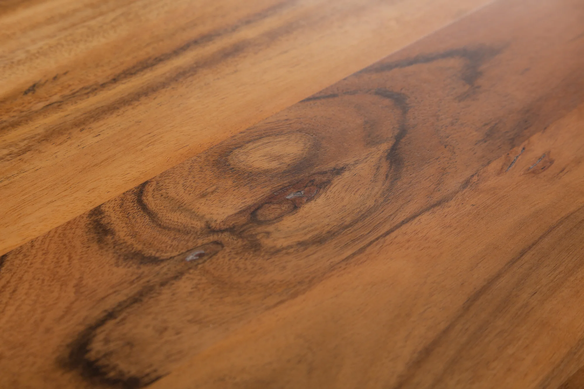 Solid Acacia Wood Tree Trunk Dining Table 180 cm – Mammut Skid Frame - Image 4