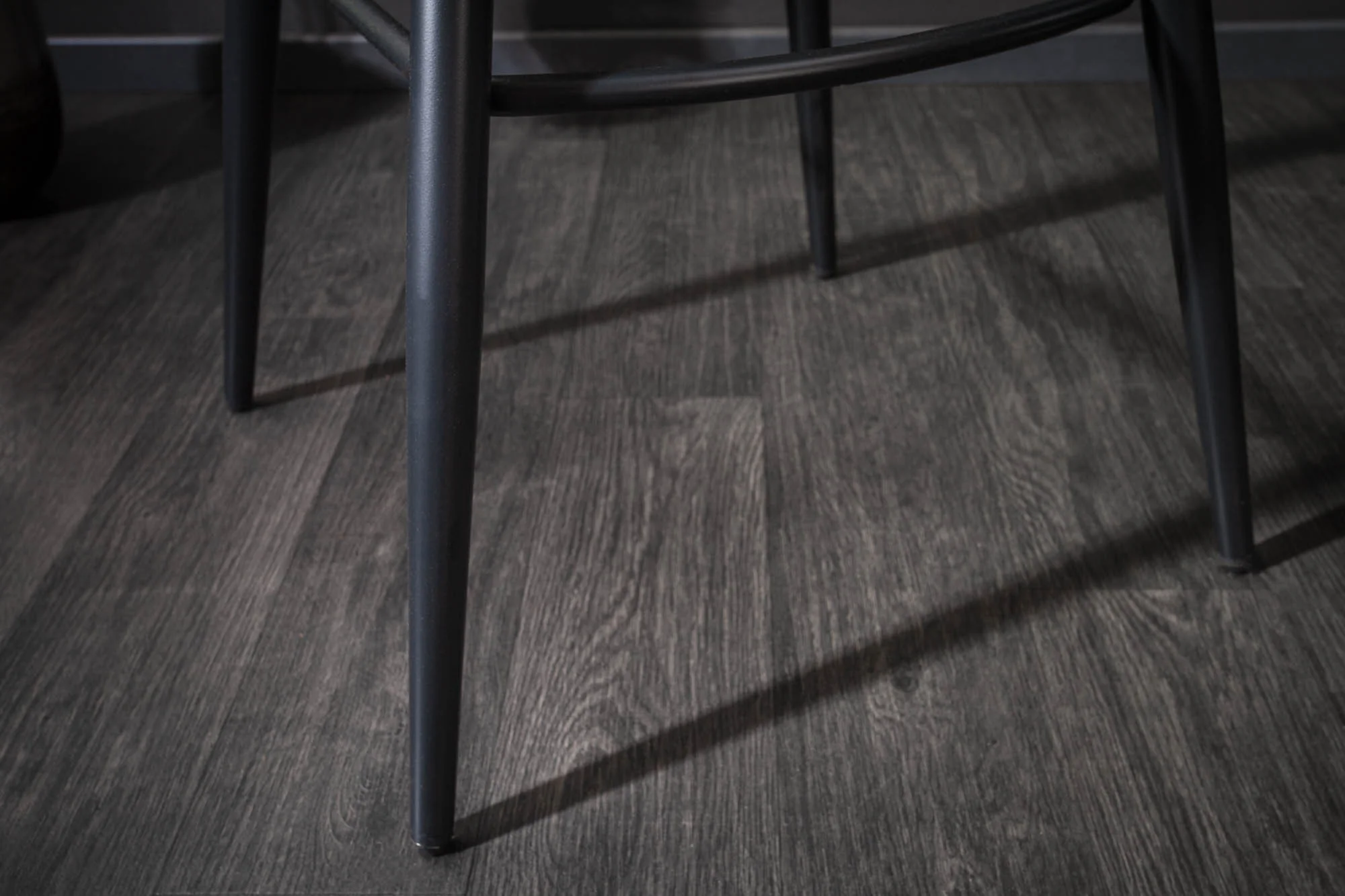 Velvet Bar Stool Silver Grey with Stitching – Turin - Image 6